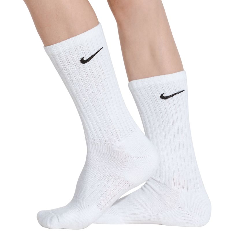 Nike Everyday Cush Crew Kids Socks 6 Pairs White SX6910 100