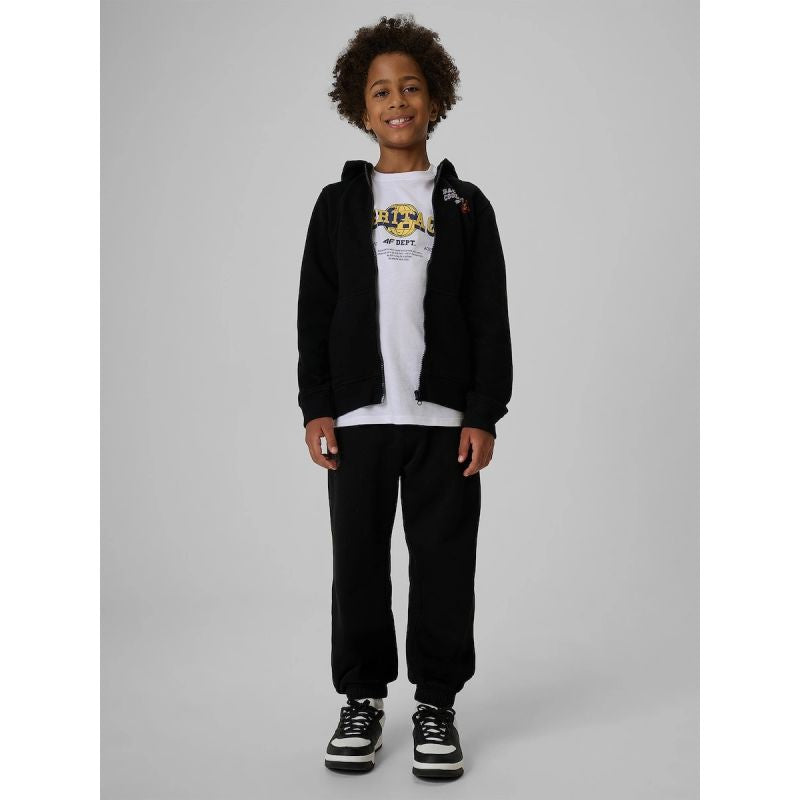 Boys' Regular-Fit Hooded Sweatshirt Jacket 4F 4FJRAW26TSWSM3195-20S