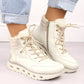 Rieker W RKR720 sports insulated boots white