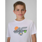 Boys' regular-fit printed T-shirt 4F 4FJRAW26TTSHM4346-10S