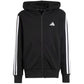 adidas Essentials Full-Zip Kids' Sweatshirt Black and White JD6494 In preparation Adidas