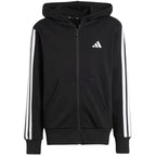 adidas Essentials Full-Zip Kids' Sweatshirt Black and White JD6494 In preparation Adidas