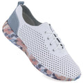 Women's leather openwork shoes white Artiker 58C0586 To be categorized Your Sports Performance