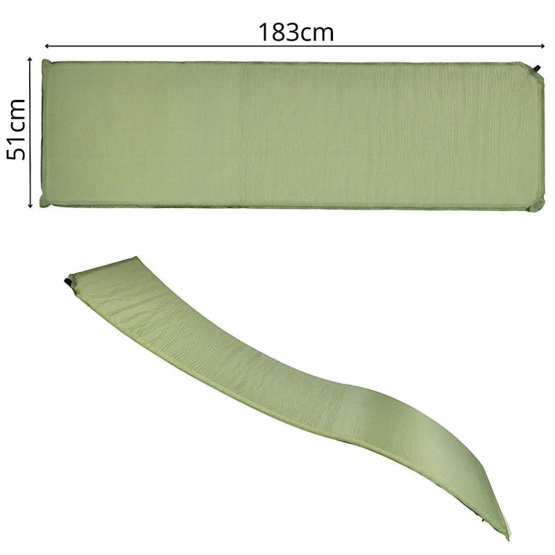 SELF-INFLATION TOURIST MAT MATTRESS 183x51x2.5CM REDCLIFFS Turystyka/Materace I Maty/Karimaty Your Sports Performance