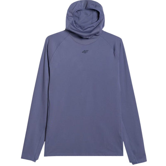 Men's thermal sweatshirt 4F M100 denim 4FWAW25UBRUM100 32S In preparation Your Sports Performance