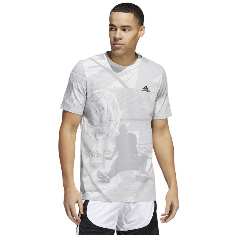 Adidas Iginite Aop Tee M HL0087 Clothing/Lifestyle/T-shirts Adidas