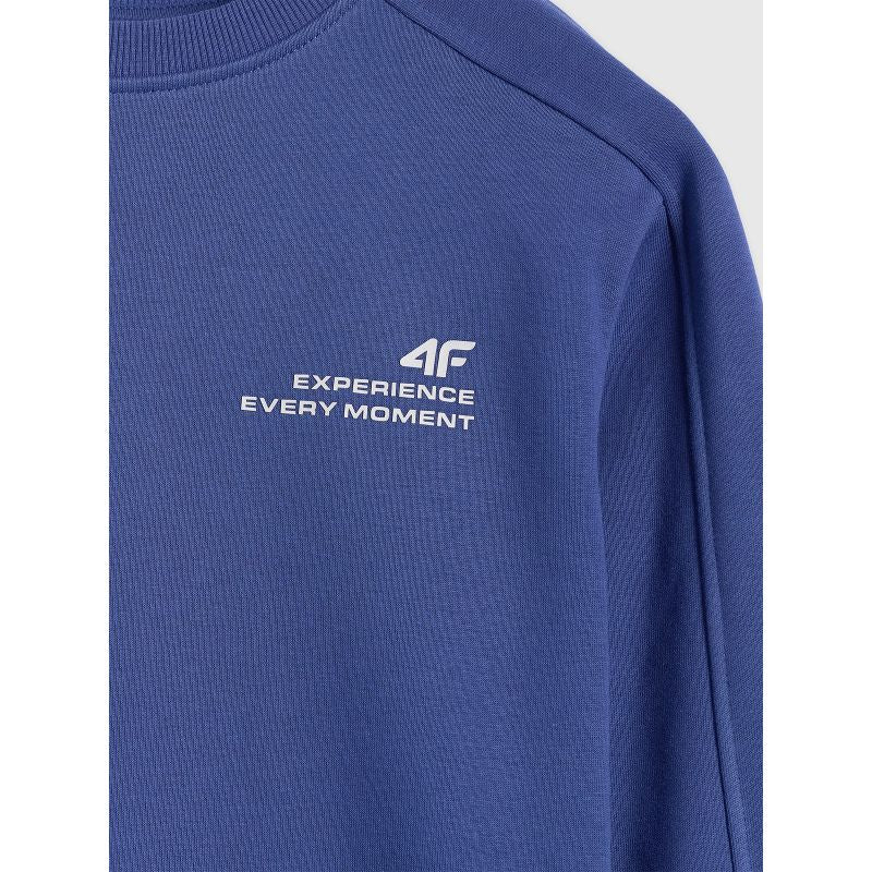 Boy's sweatshirt without zipper and hood 4F 4FJRAW25TSWSM2413-31S 4f