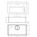 Under-cabinet hood insert for built-in installation AKPO WK-7 MICRA 60 BLACK (530mm; black) AGD - Produkty/Okapy kuchenne Your Sports Performance
