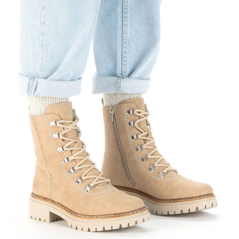 Rieker W RKR721 insulated work trousers beige Footwear/Lifestyle/Rieker Your Sports Performance