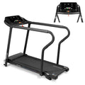Spokey MOVI electric treadmill with handrails