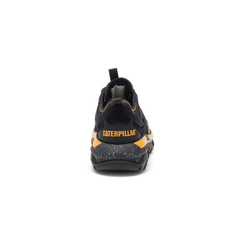 Cat Caterpillar Raider Sport Men's Suede Sneakers Black/Yellow (P724513) In preparation Your Sports Performance