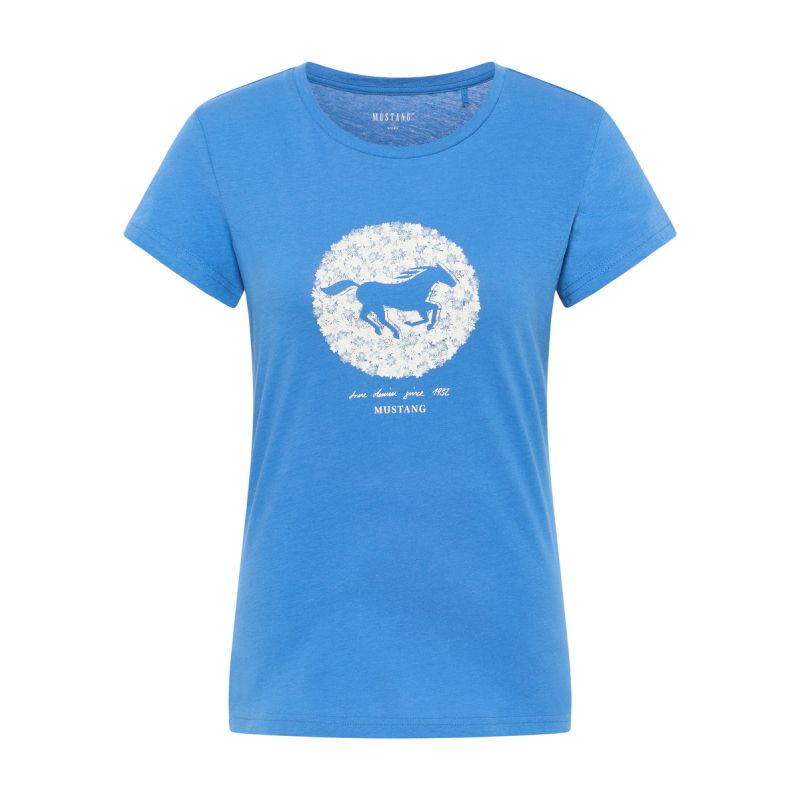 Mustang Alexia C Print T-shirt W 1013781 5428 Clothing/Lifestyle/T-shirts/Mustang Your Sports Performance
