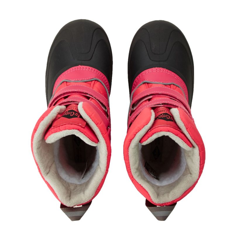 Lee Cooper pink and black children's boots LCJ-26-44-4574K