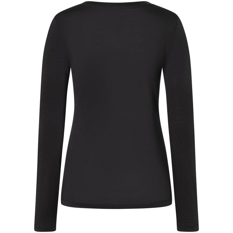 Women's Long-Sleeve Shirt SUPER.NATURAL W LIL SKI BUNNY LS black