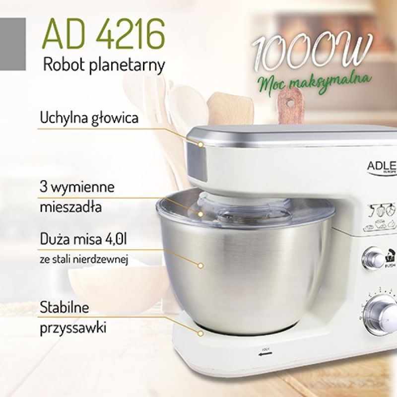 ADLER AD 4216 planetary robot AGD - Produkty/Roboty kuchenne Your Sports Performance