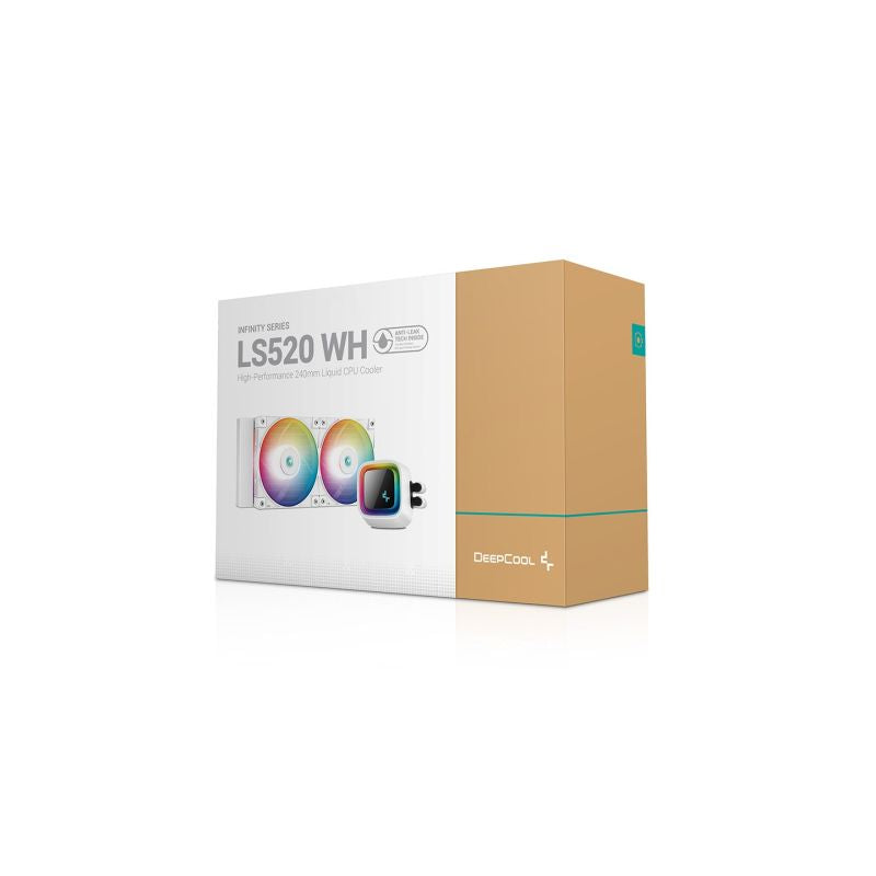 DeepCool LS520 WH Processor All-in-One Liquid Cooler 12 cm White 1 pc. Chłodzenie/Chłodzenie - zestawy chłodzenia wodnego Your Sports Performance