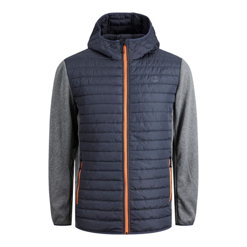 Jack&Jones JJEMULTI QUILTED JACKET 12182242 GREY MELANGE/SET-IN SLE To be categorized Your Sports Performance