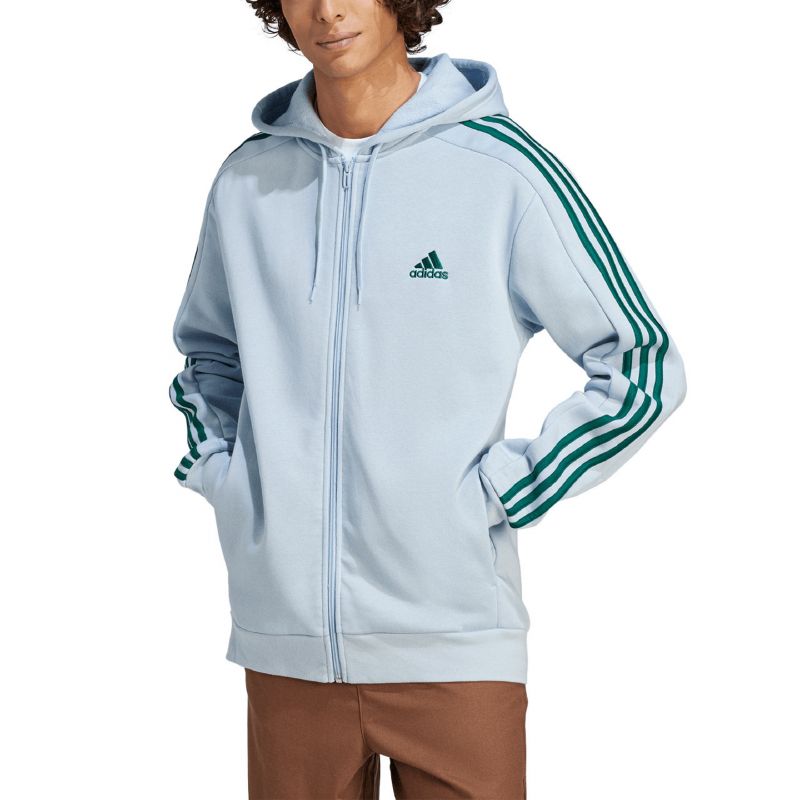 adidas Essentials Fleece 3-Stripes Full-Zip M sweatshirt IJ8932 Clothing/Training Adidas