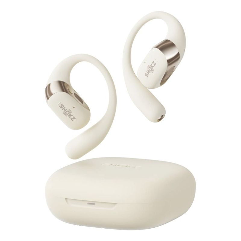 Shokz OpenFit 2 Beige Wireless Headphones In preparation Your Sports Performance