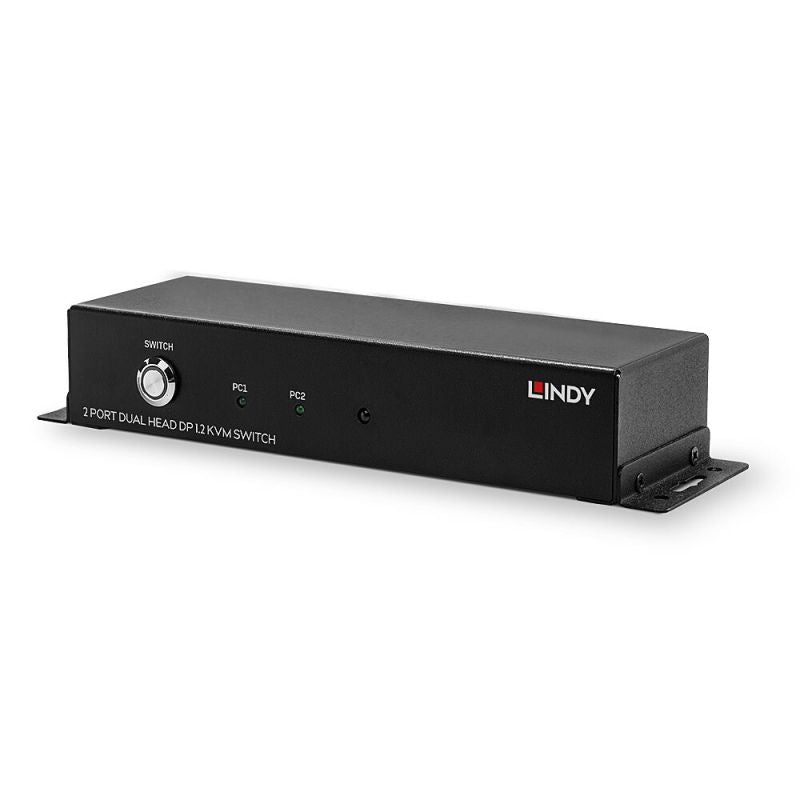 LINDY 2-Port Dual-Head DisplayPort 1.2 Switch Kable i adaptery/Kable DisplayPort Your Sports Performance