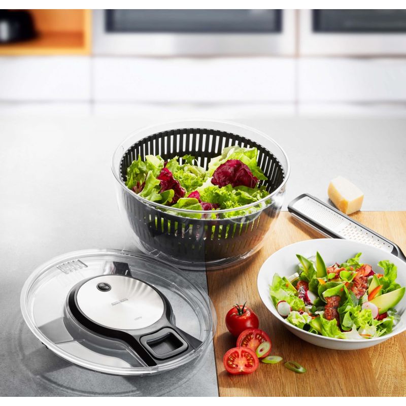Salad spinner 5 ltr, transparent GEFU SPEEDWING G-28150 AGD - Produkty/Sztućce i przybory kuchenne Your Sports Performance