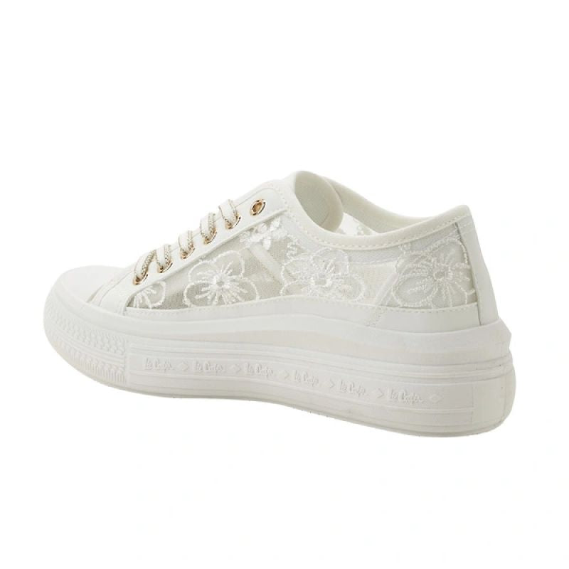 Lee Cooper women's sports shoes sneakers white platform lace Lee Cooper