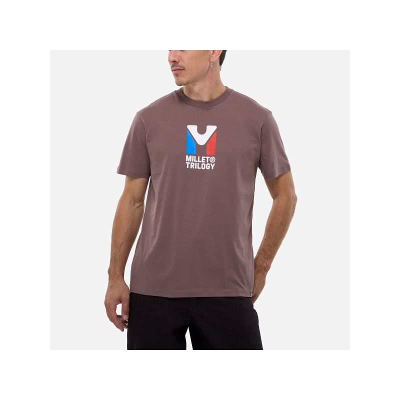 MILLET Chamonix Tri Ts Ss M purple plum men's t-shirt