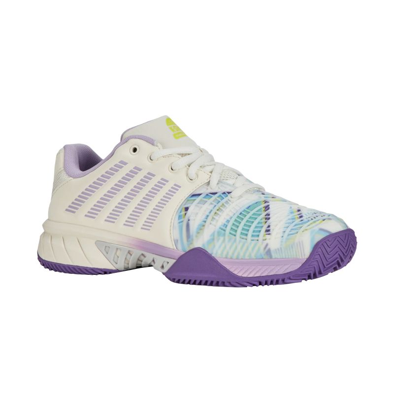K-Swiss Express Light 3 Padel Women's Sneakers White/Purple (98900-182-M) In preparation Your Sports Performance