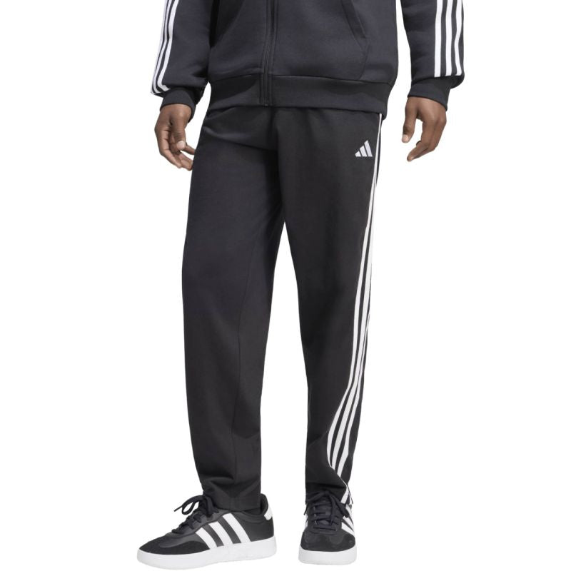 Men's adidas Essentials 3-Stripes Single Jersey Pants Black KY6611
