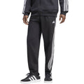 Men's adidas Essentials 3-Stripes Single Jersey Pants Black KY6611