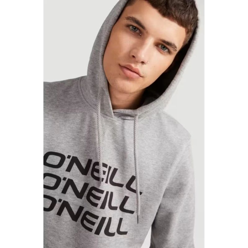 O'neill men's sweatshirt with kangaroo pocket, Triple, fashionable gray To be categorized Your Sports Performance