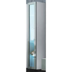 VIGO glass display cabinet '180' 180/40/30 white/grey Bufety i witryny/Bufety i witryny na drewnianej podstawie Your Sports Performance