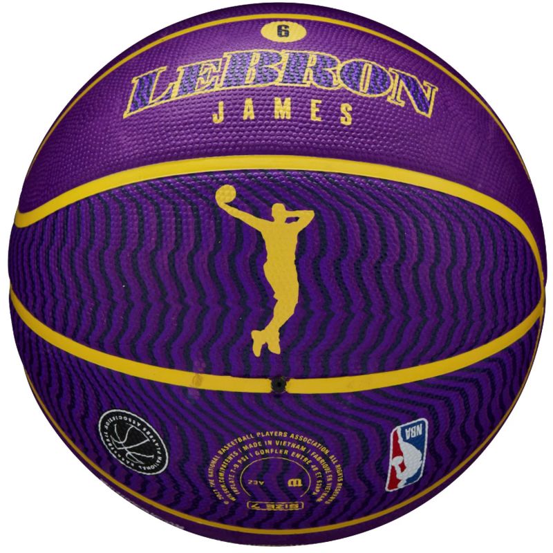 Wilson NBA Player Icon LeBron James Outdoor Ball WZ4027601XB Accessories/Balls/Basketball Your Sports Performance