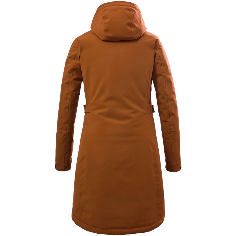 Killtec KOW 165 Women's Hooded Raincoat for Trekking and Everyday Use, Yellow (37726/253) In preparation Your Sports Performance