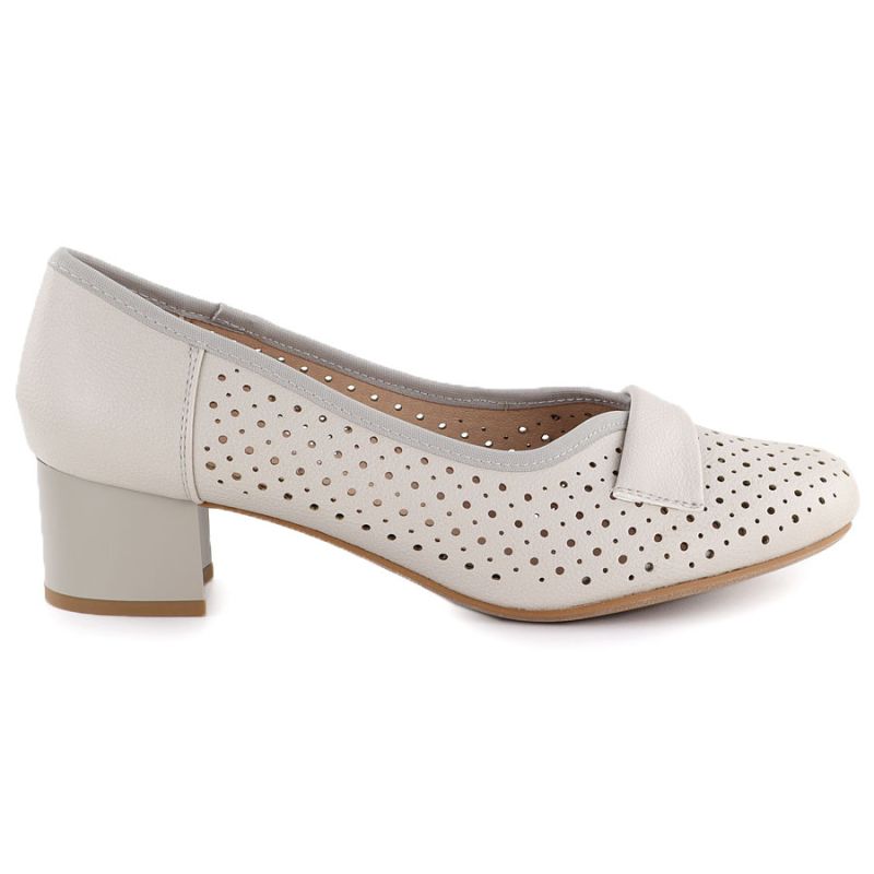 Women's openwork beige pumps Jezzi 233-12 To be categorized Your Sports Performance