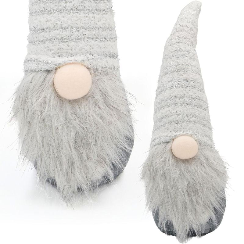 GNOME WITH A LONG WHITE HAT AND A GLITTER NOSE 42CM Clothing Your Sports Performance