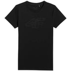 Women's T-shirt 4F F3309 deep black 4FWMM00TTSHF3309 20S