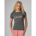 Women's slim T-shirt with print 4F 4FRAW26TTSHF4373-24S