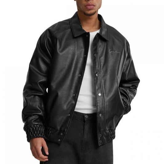 Karl Kani Star Full Pu College Jacket M 60750004 Clothing/Lifestyle/Karl Kani Your Sports Performance