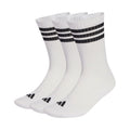 Adidas 3-Stripes Cushioned Sportswear Crew 3 pair socks white and black JZ0532 In preparation Your Sports Performance
