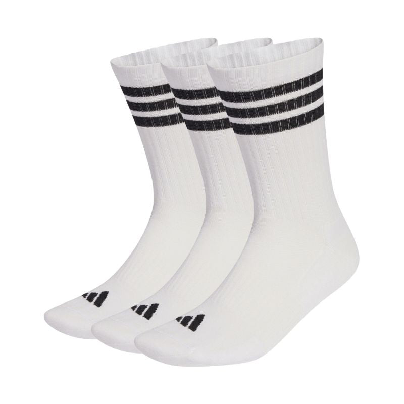 Adidas 3-Stripes Cushioned Sportswear Crew 3 pair socks white and black JZ0532 In preparation Your Sports Performance