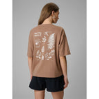 Women's regular printed T-shirt 4F 4FRSS26TTSHF3704-83S 4f