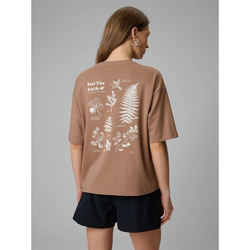 Women's regular printed T-shirt 4F 4FRSS26TTSHF3704-83S 4f