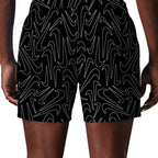Nike Breaker Tossed Swoos 5" Volley Swim Shorts black NESSG572 001