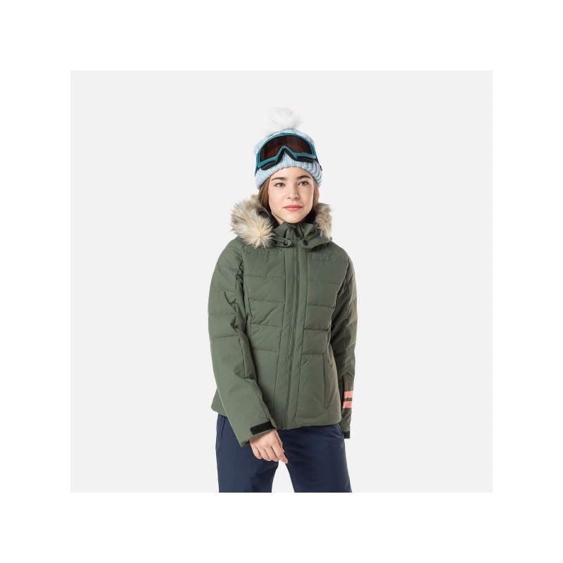 Rossignol Girl Polydown Jkt Jacket Green Import z PMSport Your Sports Performance