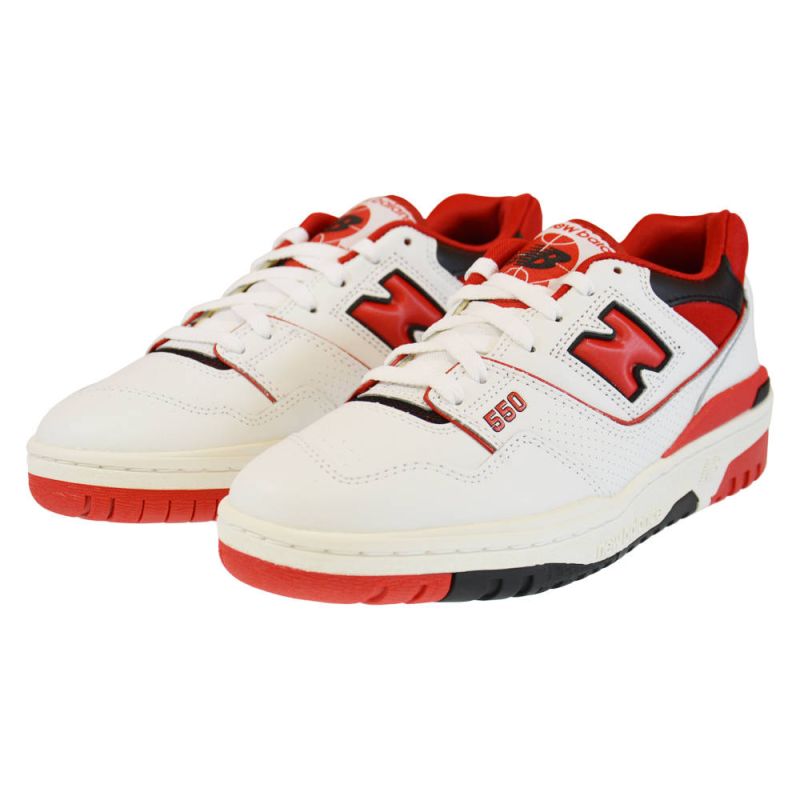 Lifestyle Shoes New Balance 550 White Red Sneakers - BB550SE1 Obuwie/Buty na co dzień Your Sports Performance