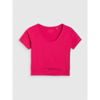 Women's crop top plain t-shirt 4F 4FRSS25TTSHF2695-54S *Kategoria tymczasowa Your Sports Performance
