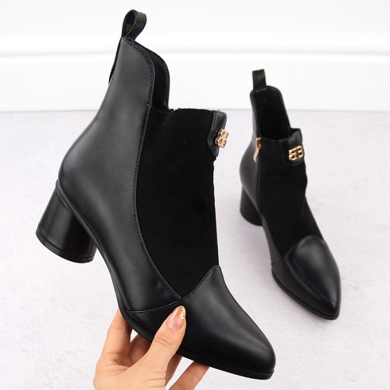 D&amp;A S.Barski Premium Collection W OLI232A black high-heeled ankle boots Footwear/Outdoor/S.Barski Your Sports Performance