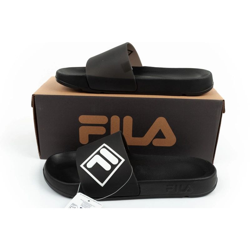 Fila men's sports slippers Morro comfortable fashionable black Fila