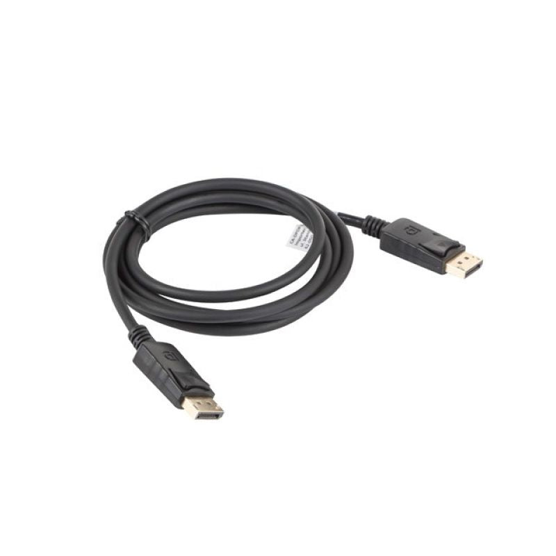 Lanberg CA-DPDP-10CC-0018-BK Cable (DisplayPort Male - DisplayPort Male; 1.8m; black) Kable i adaptery/Kable DisplayPort Your Sports Performance